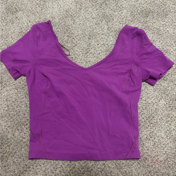 Lululemon Align T-Shirt Vivid Plum - Picture 5 of 6